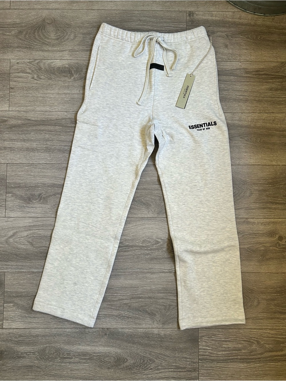 Size Small | Essentials Fear of God light oatmeal relaxed pants